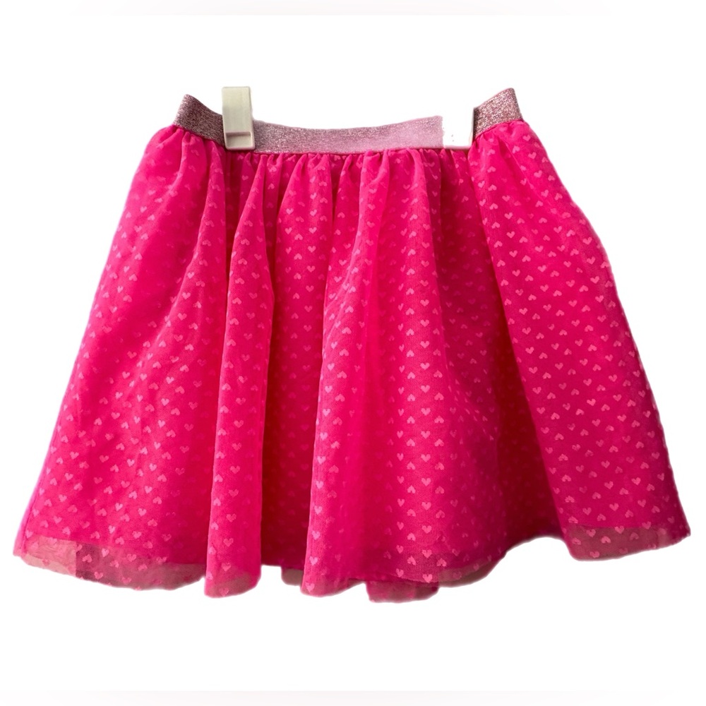 Pink Heart Tulle Cat & Jack Skirt Size XL 14/16
